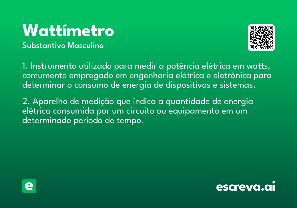 wattímetro