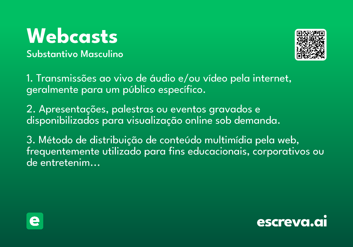 webcasts