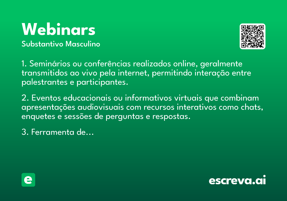 webinars