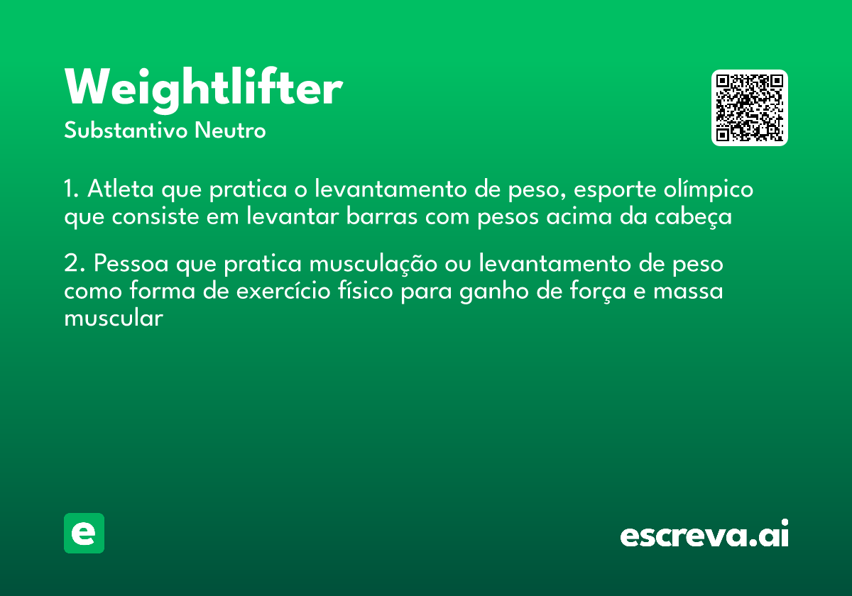 weightlifter