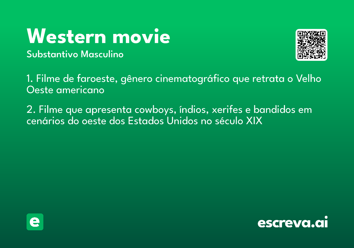 western movie