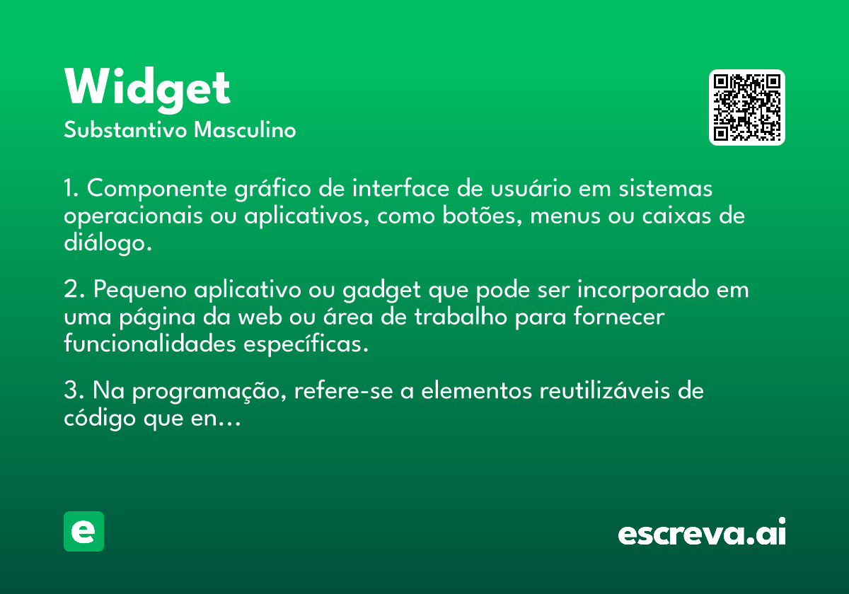 widget