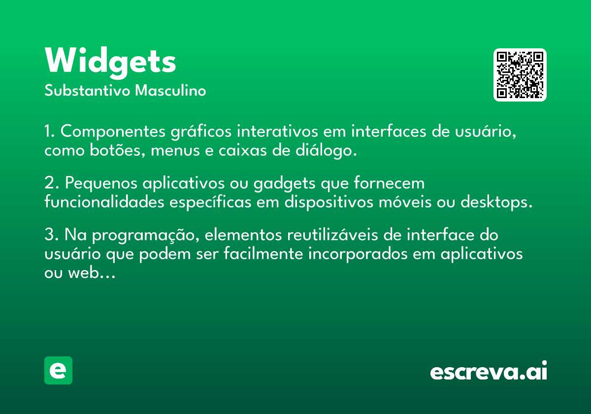 widgets