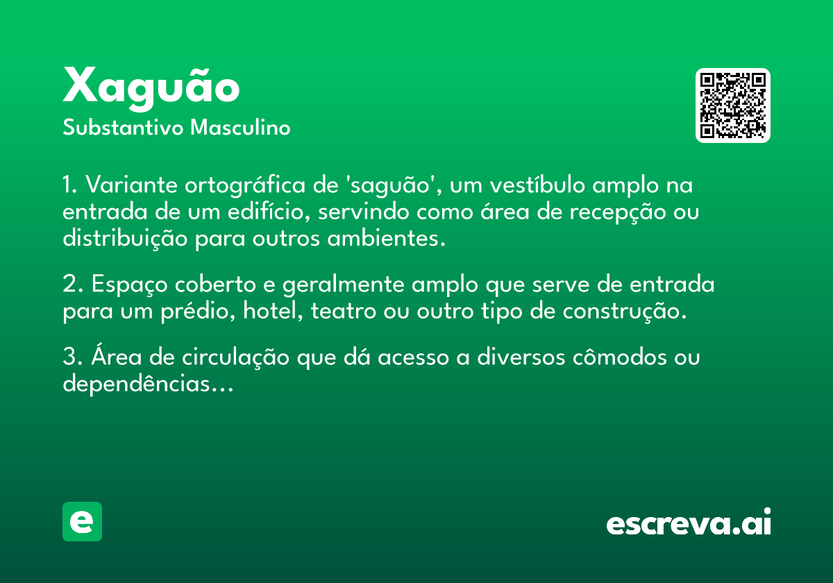 xaguão