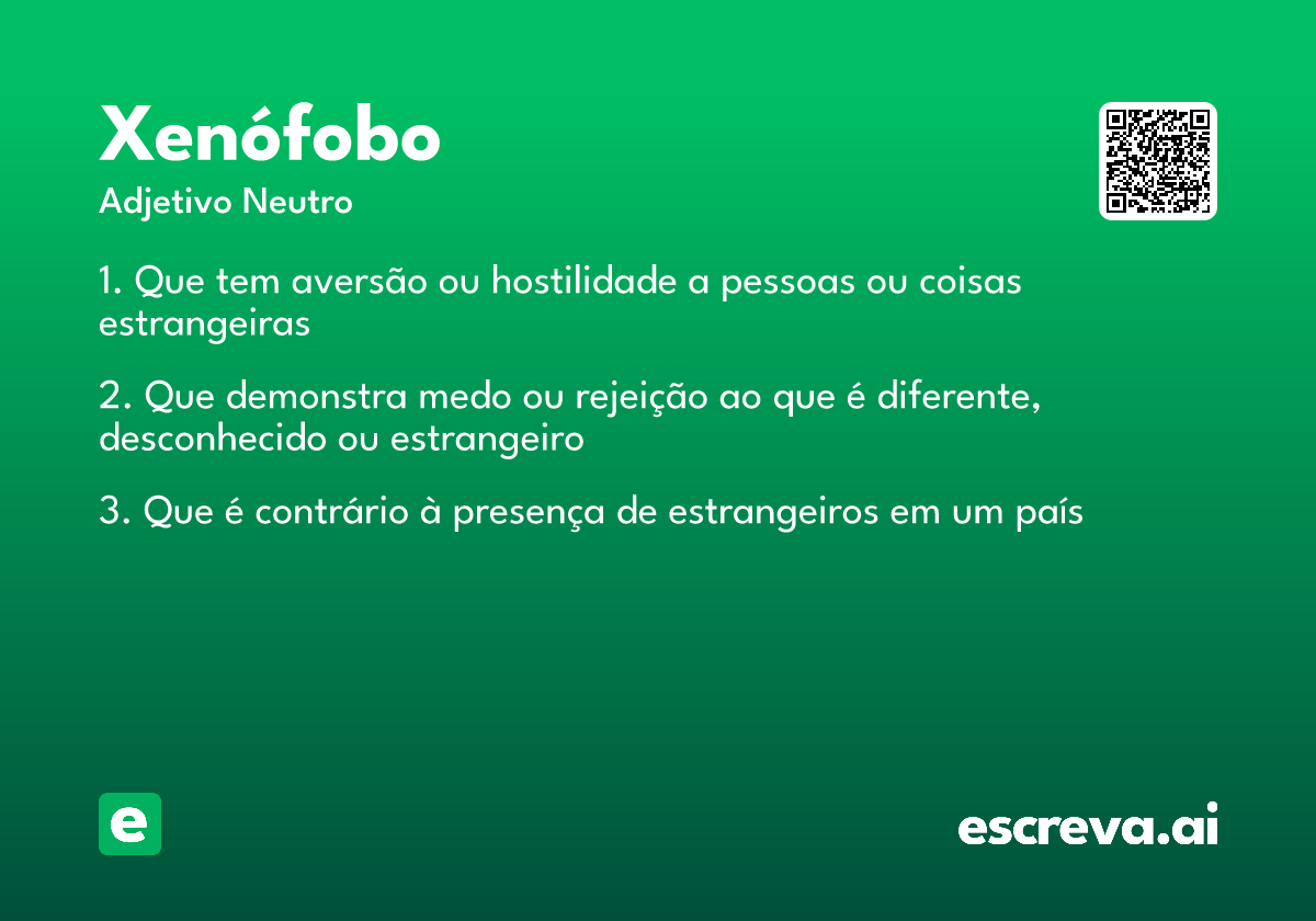 xenófobo