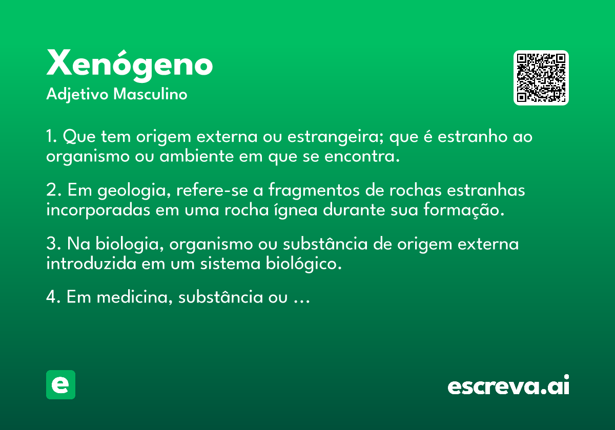 xenógeno