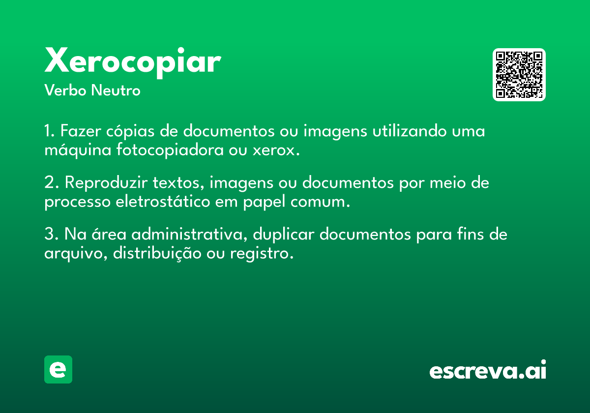xerocopiar