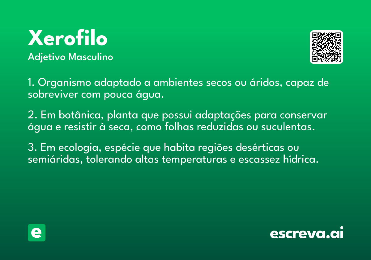 xerofilo