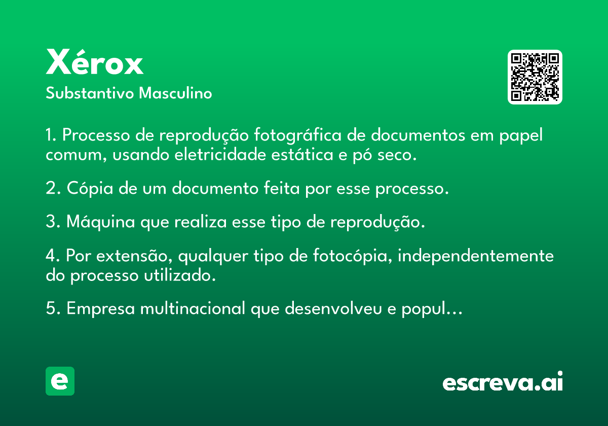 xérox