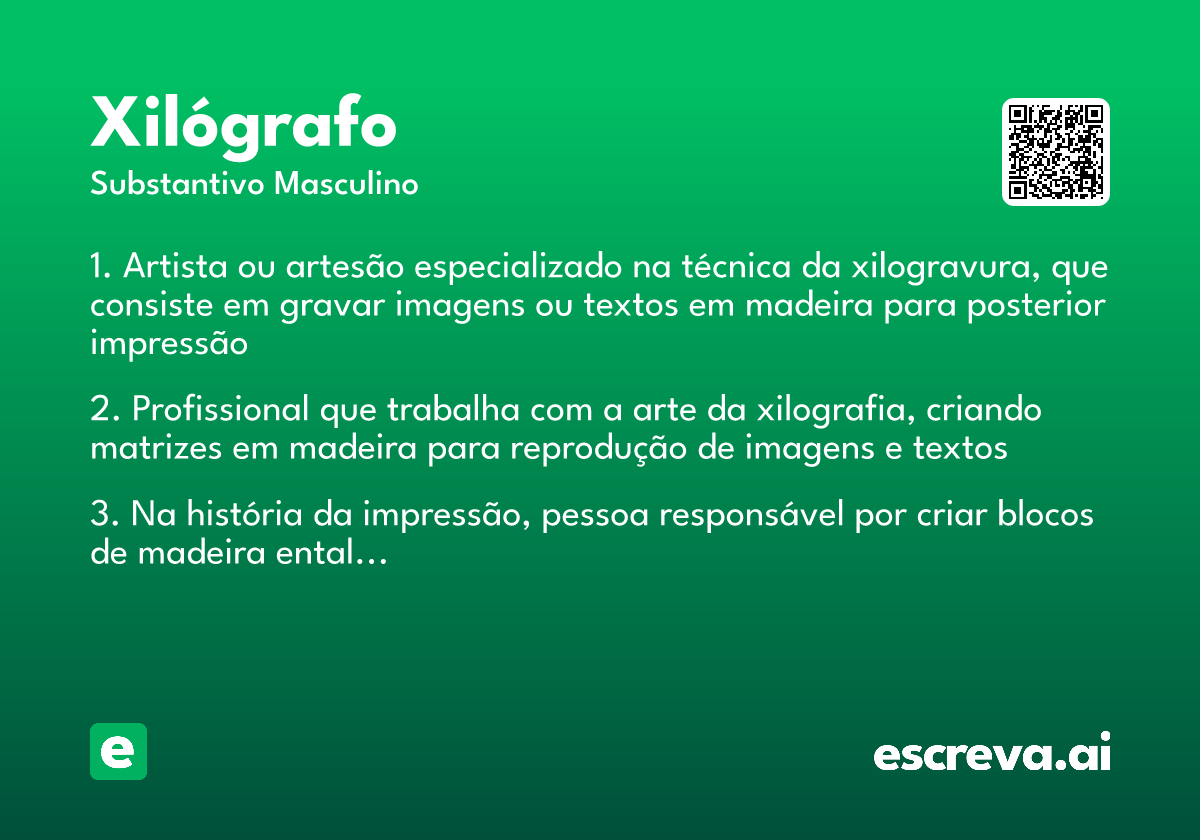 xilógrafo
