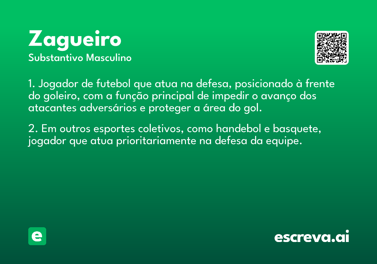 zagueiro