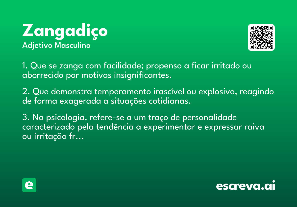 zangadiço