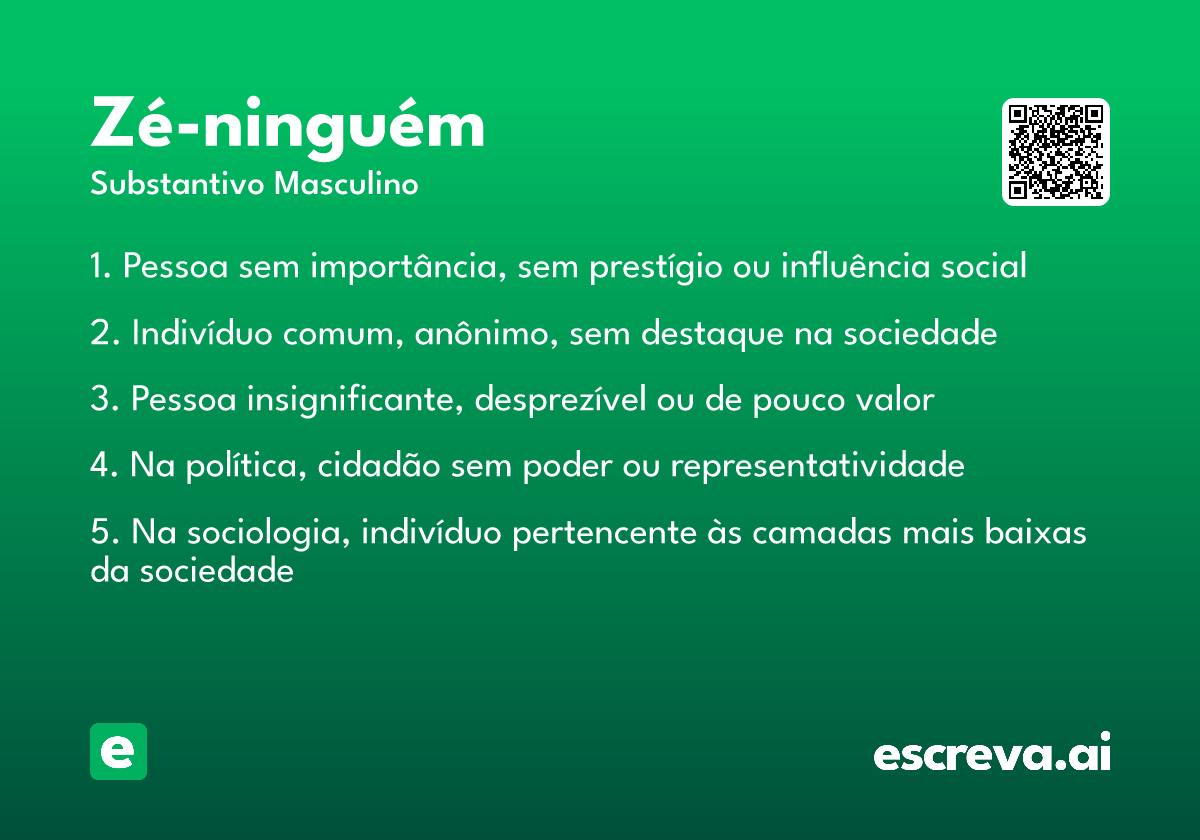 zé-ninguém