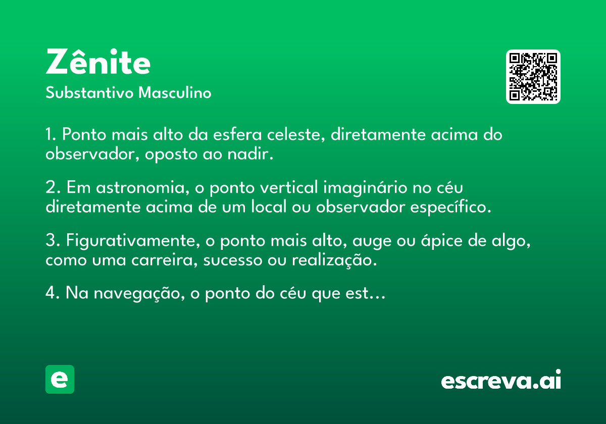 zênite