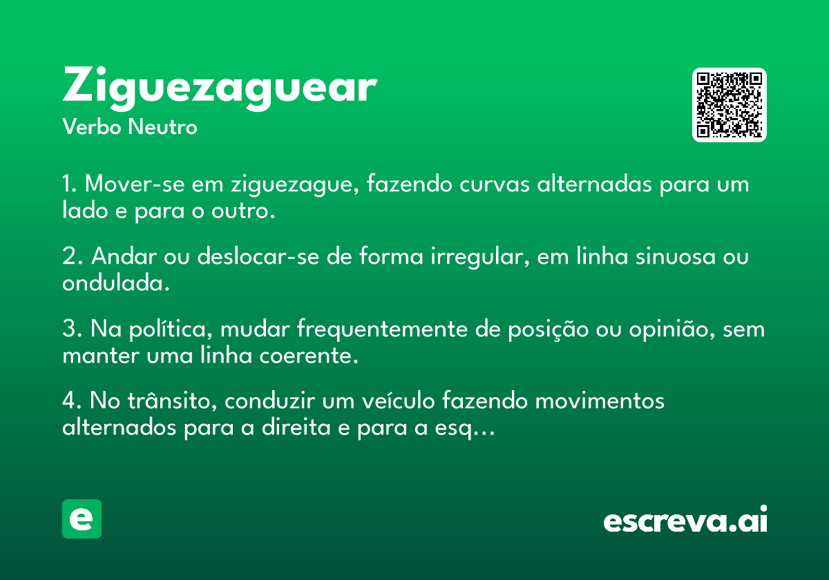 ziguezaguear