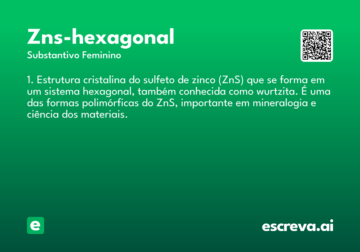 zns-hexagonal