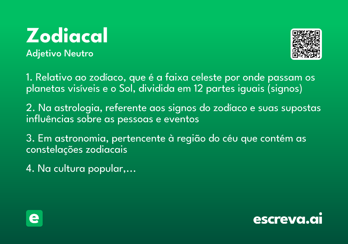 zodiacal