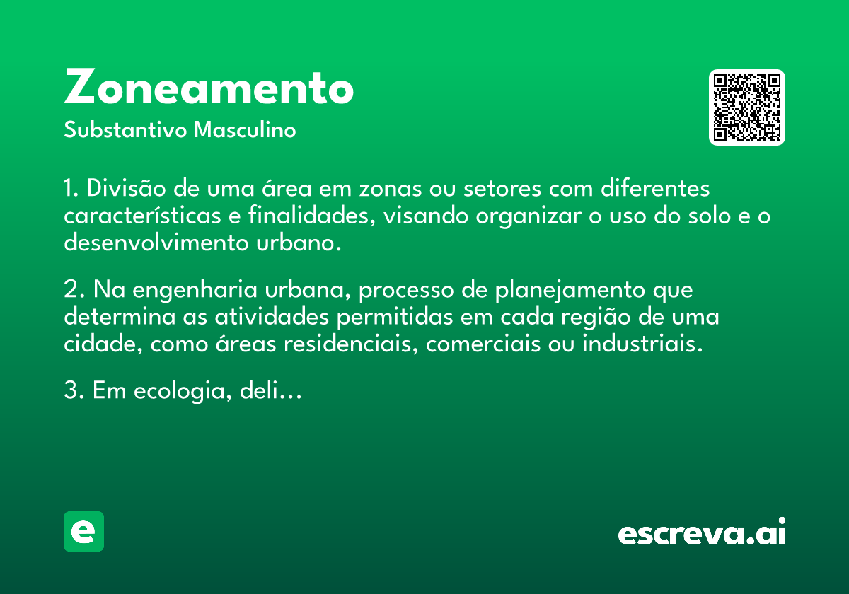 zoneamento
